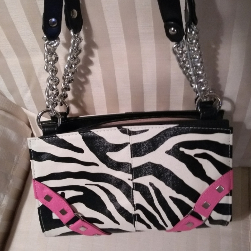 Miche 💗Fuchsia Zebra Shell - Picture 3 of 5